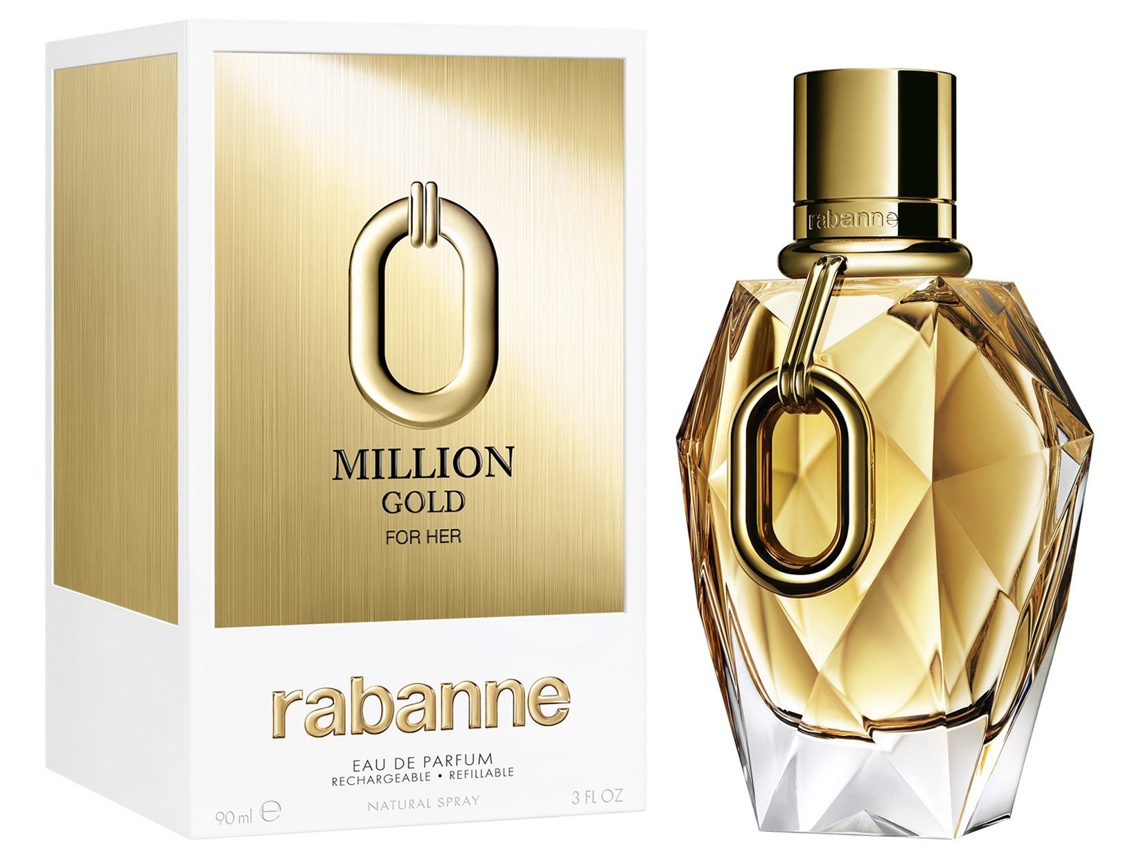 Rabanne Million Gold For Her Eau de Parfum 90 ml | Parfumswinkel Rabanne Million Gold For Her Eau de Parfum 90 ml | Parfumswinkel
