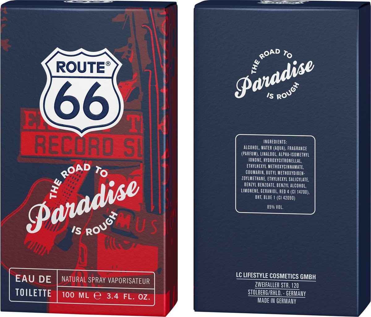 Route 66 The Road To Paradise Is Rough Eau de Toilette 100 ml
