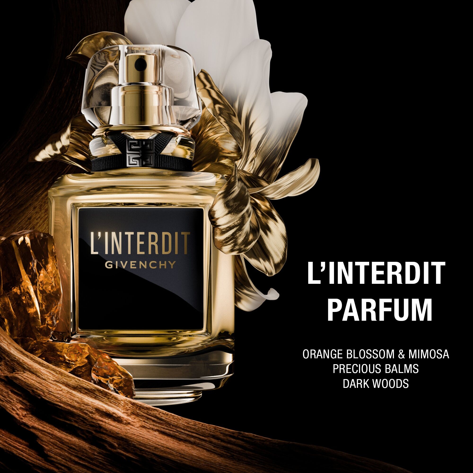 GIVENCHY L'INTERDIT 50ml 香水・リップセット Givenchy L'Interdit 3pc Beauty Gift Set w/ 1.7-oz EDP - QVC.com