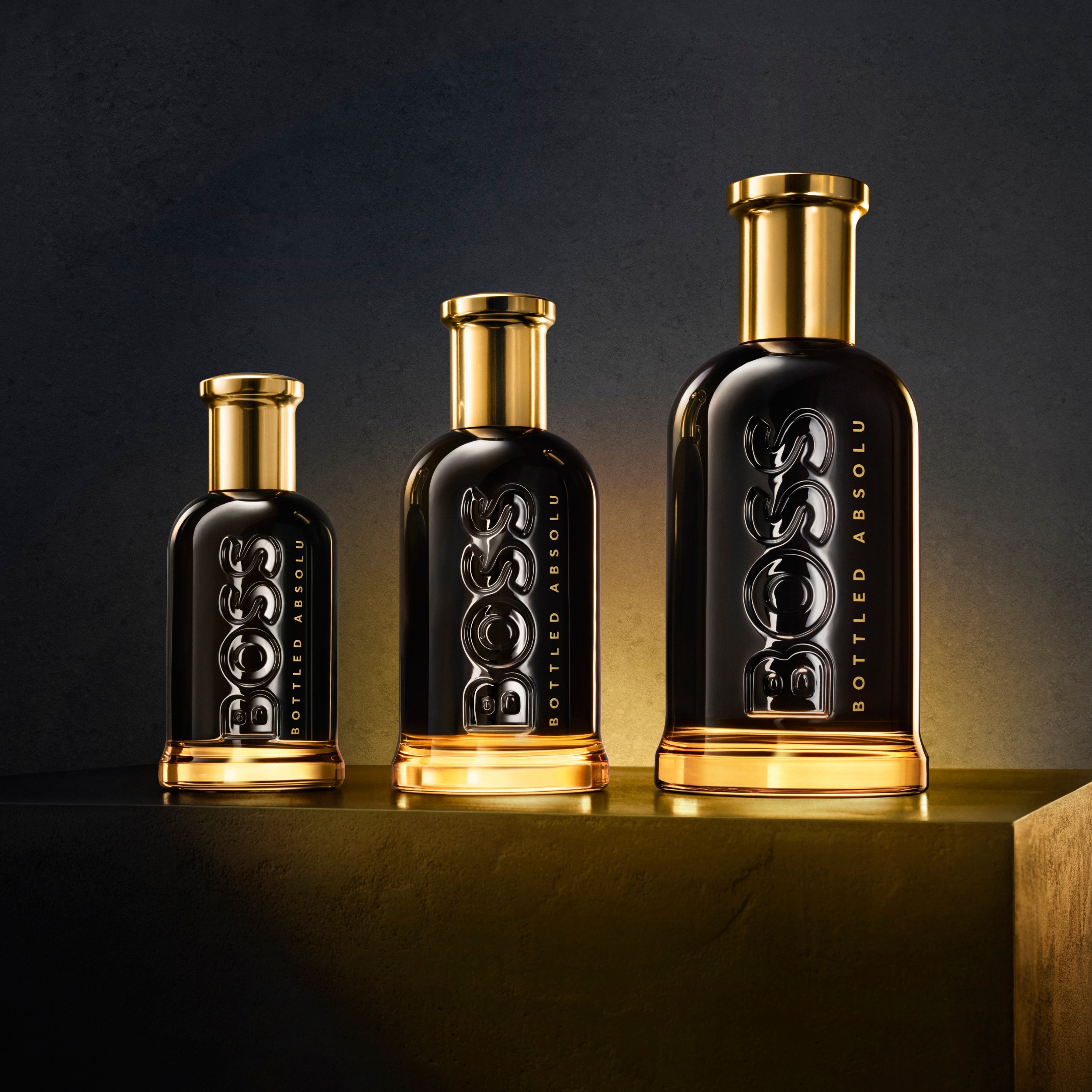 新品未使用　BOSS BOTTLED ABSOLU　50ml Boss Bottled Absolu Parfum Intense with Leather and