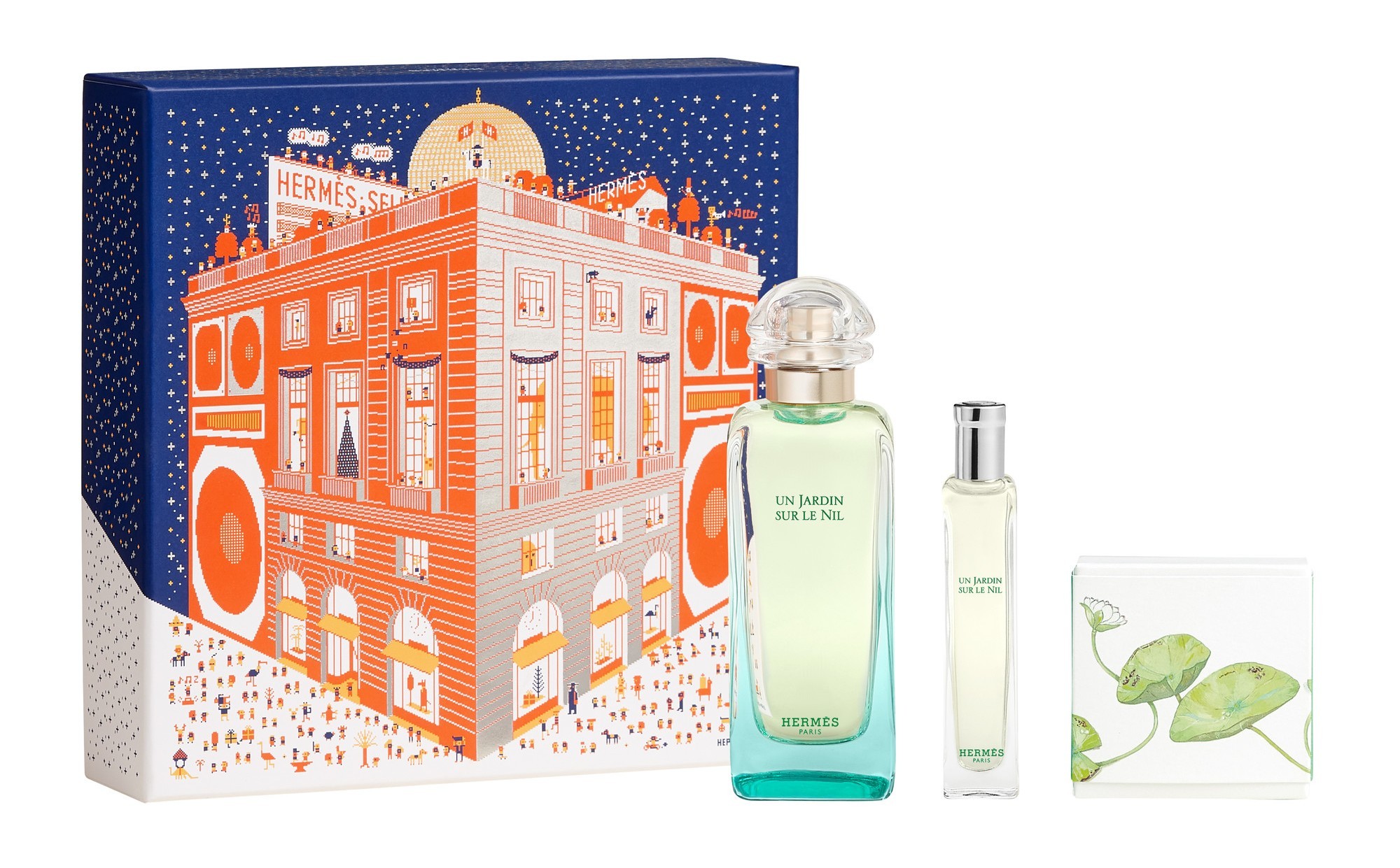 HERMÈS UN JARDIN SUR LE NIL セット Un Jardin Sur Le Nil by Hermes 100ml 3 Piece Gift Set