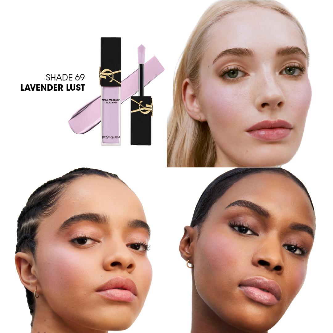 YSL メイクミーブラッシュ リキッド 69 LAVENDER LUST ブルベ歓喜】イヴ・サンローランの新作リキッドチーク