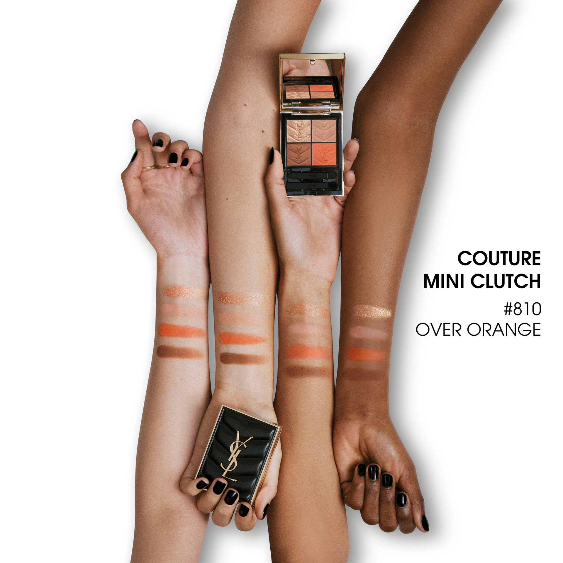Yves Saint Laurent Couture Mini Clutch | Over Orange