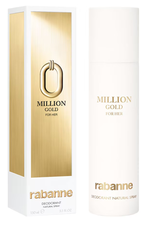 Rabanne Million Gold For Her Deodorant 150 ml Parfumswinkel